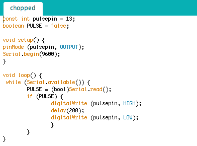 Arduino Code for Arduino Harped